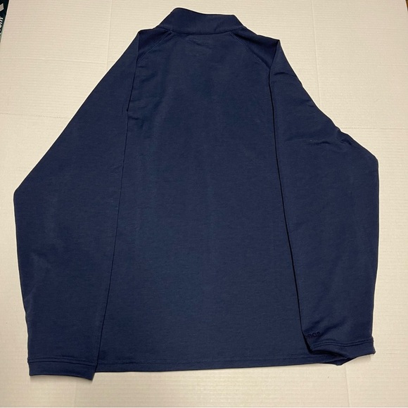 Bonobos Golf Shirt 1/4 Zip Pullover Men’s XL Navy Blue Long Sleeve Sweatshirt - Picture 7 of 11
